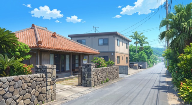 ご家庭・住宅街のイメージイラスト
