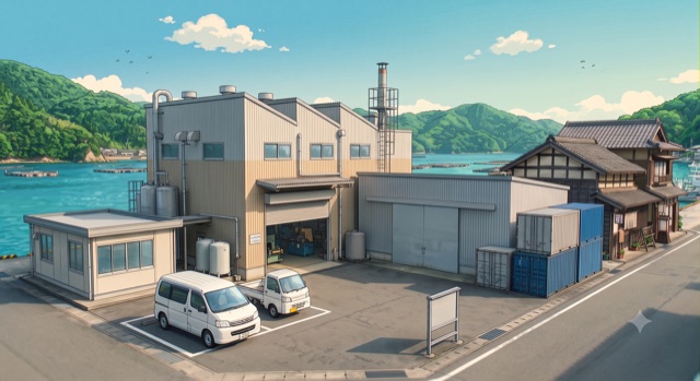 工場・倉庫のイメージイラスト