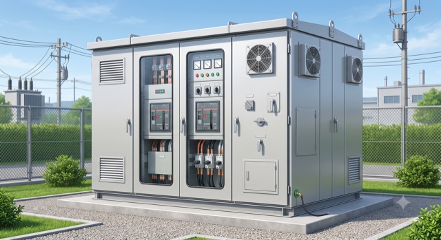 電気設備工事のイメージ(キュービクル)